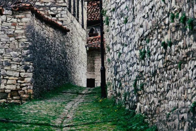 Urban City, Castle, Narrow Street -Berat